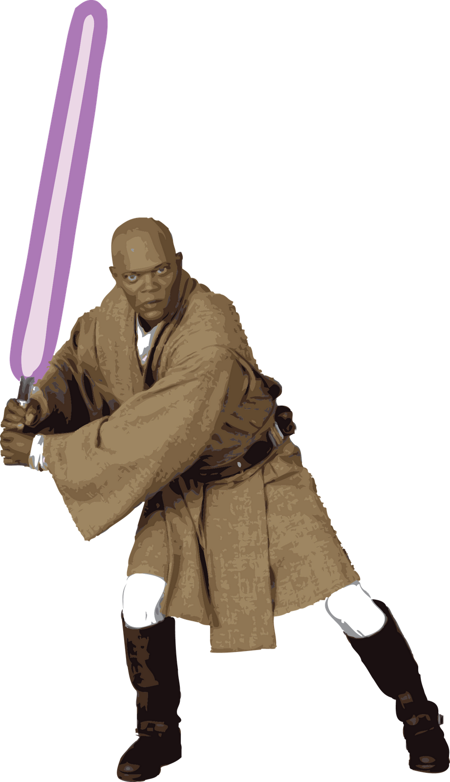 Piezas Finales - Star Wars Mace Windu Png Clipart (921x1600), Png Download