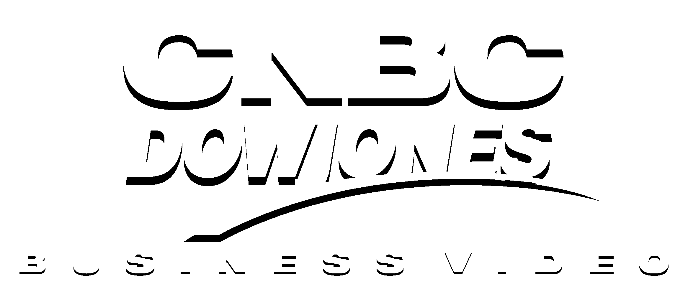 Dow Jones Cnbc Logo Black And White - Calligraphy Clipart (2400x2400), Png Download