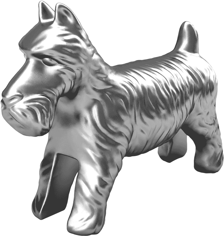 Number - Monopoly Dog Game Piece Clipart (1029x876), Png Download