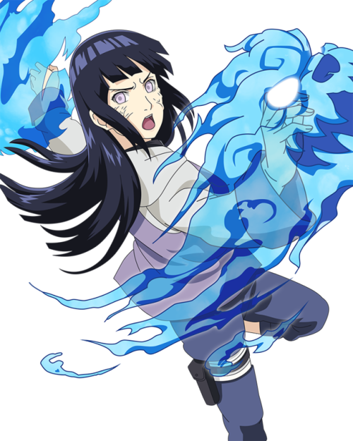 Hinata - Hinata Hyuga Gentle Step Twin Lion Fists Clipart (500x625), Png Download