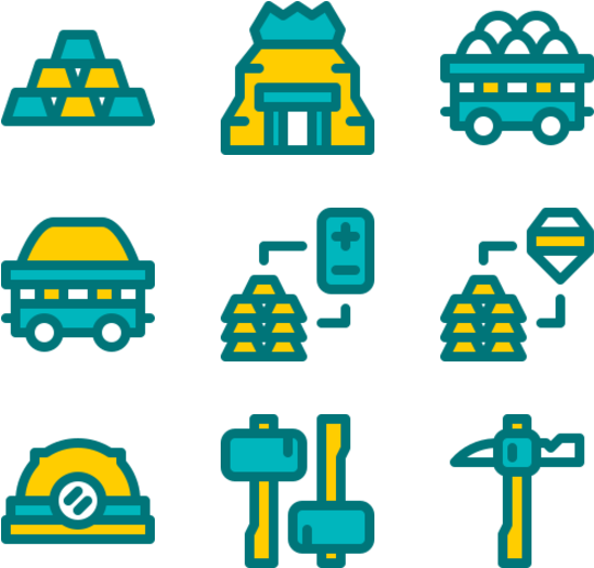 Gold Mine Clipart (600x564), Png Download