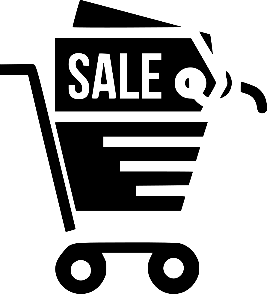Sale Icon Png - Sale Shopping Cart Icon Clipart (891x980), Png Download