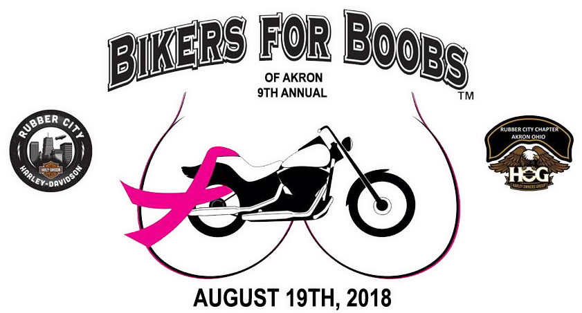 2018 Akron Bikers For Boobs - Harley Owners Group Clipart (960x503), Png Download