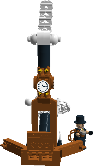 Steampunk Time Machine - Metal Clipart (1126x576), Png Download