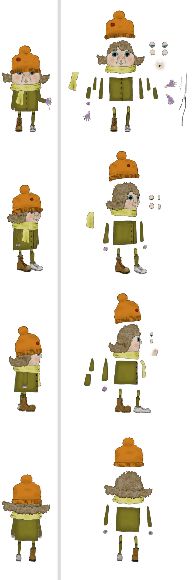 "the Common Thread" Homeless Woman - Cartoon Clipart (730x2037), Png Download