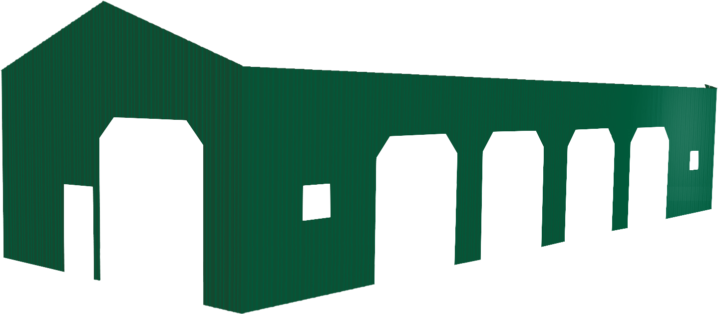 Garage Wall Forest - House Clipart (1600x900), Png Download