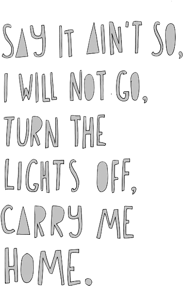 Blink 182, Overlay, And Png Image - Say It Ain T So I Will Not Go Turn The Lights Off Clipart (500x679), Png Download