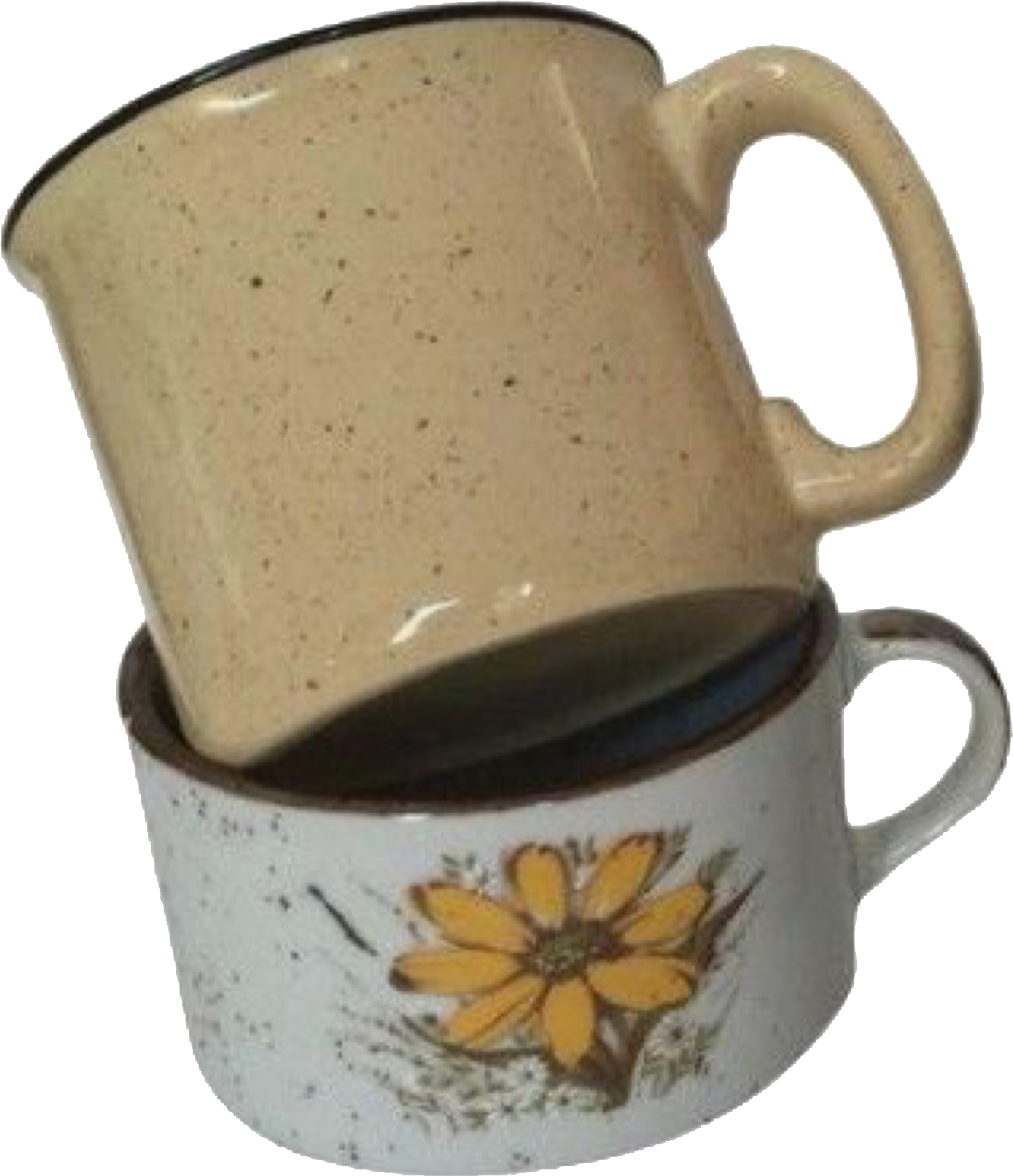 Mug Brown White Polyvore Moodboard Filler Png Photo, - Mug Clipart (1649x2048), Png Download