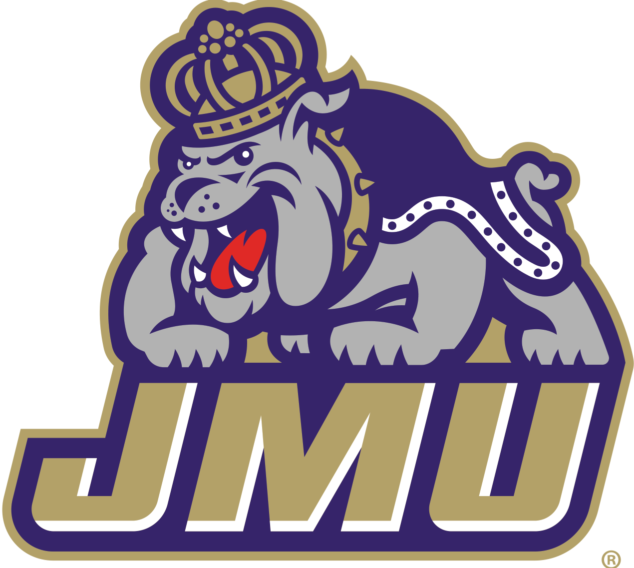 University Of Georgia - James Madison Dukes Clipart (1270x1137), Png Download