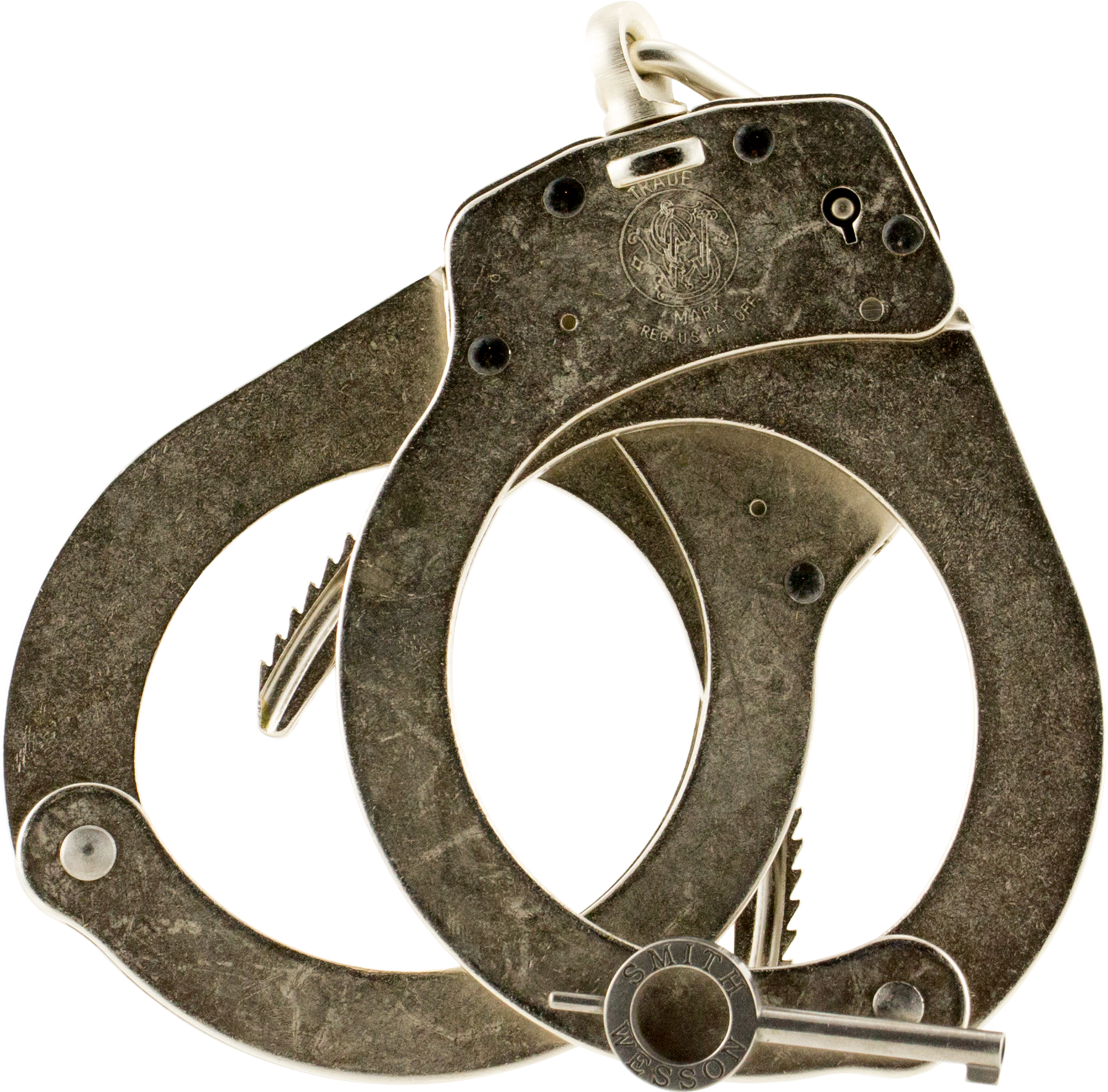 Smith & Wesson 350132 Handcuffs Universal Nickel - Circle Clipart (1796x1771), Png Download