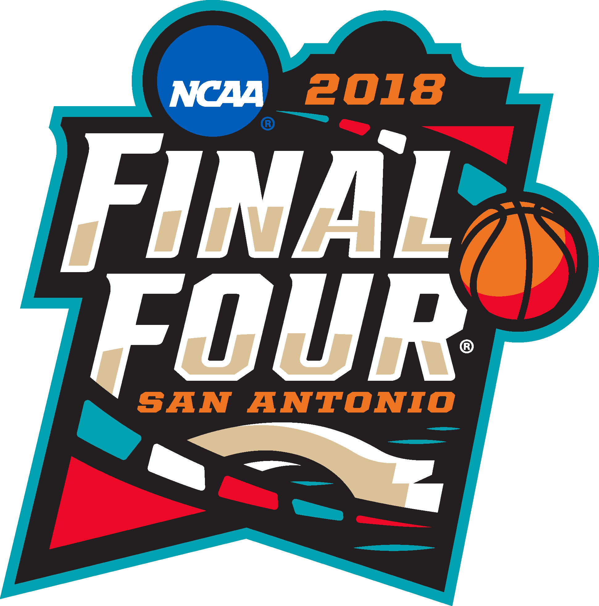 March Madness Logo Png - March Madness Final Four 2018 Clipart (1941x1964), Png Download