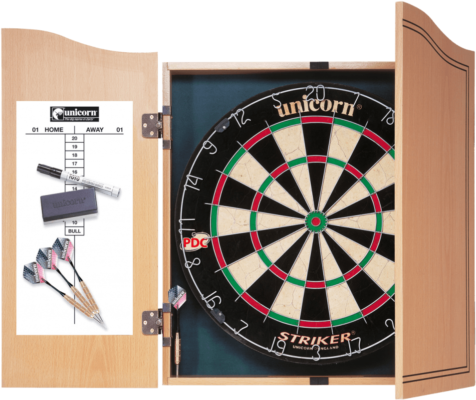 Unicorn Striker Home Darts Centre - Unicorn Dart Board Clipart (954x802), Png Download