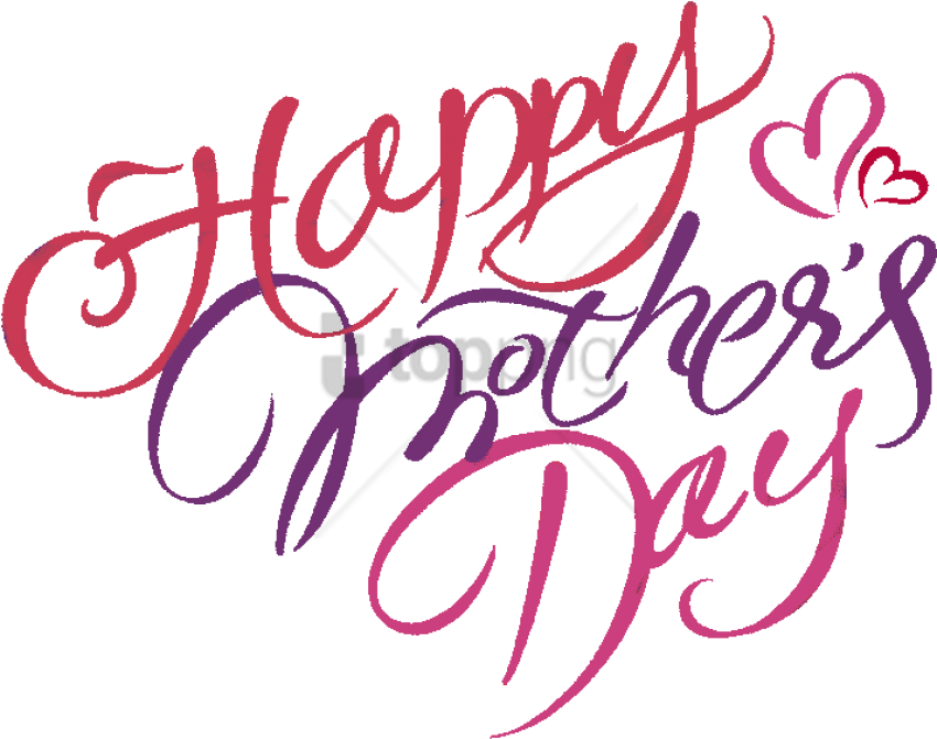 Free Png Happy Mother's Day Image - Transparent Mothers Day Clip Art (850x671), Png Download