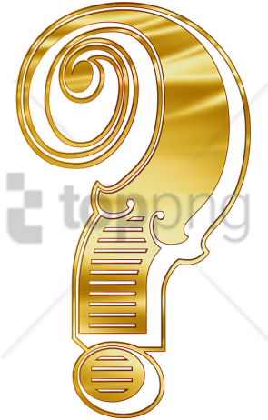 Free Png Cyrillic Question Mark Png Image With Transparent - Gold Question Png Clipart (480x679), Png Download