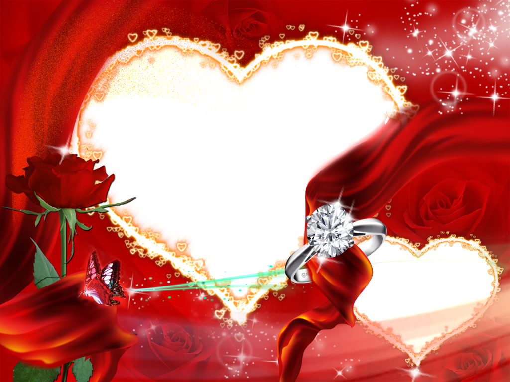 Photo Coracoes Rosas Vermelhas002 - Днем Святого Валентина Жене Clipart (1024x768), Png Download