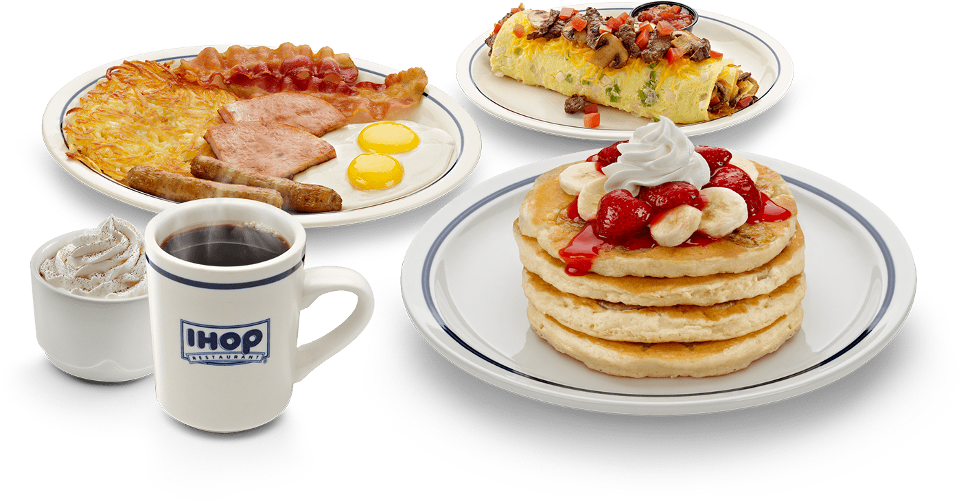 At Ihop, If Youu0027re A Guest 55 Or Over, You Can - Ihop Breakfast Food Clipart (1500x950), Png Download
