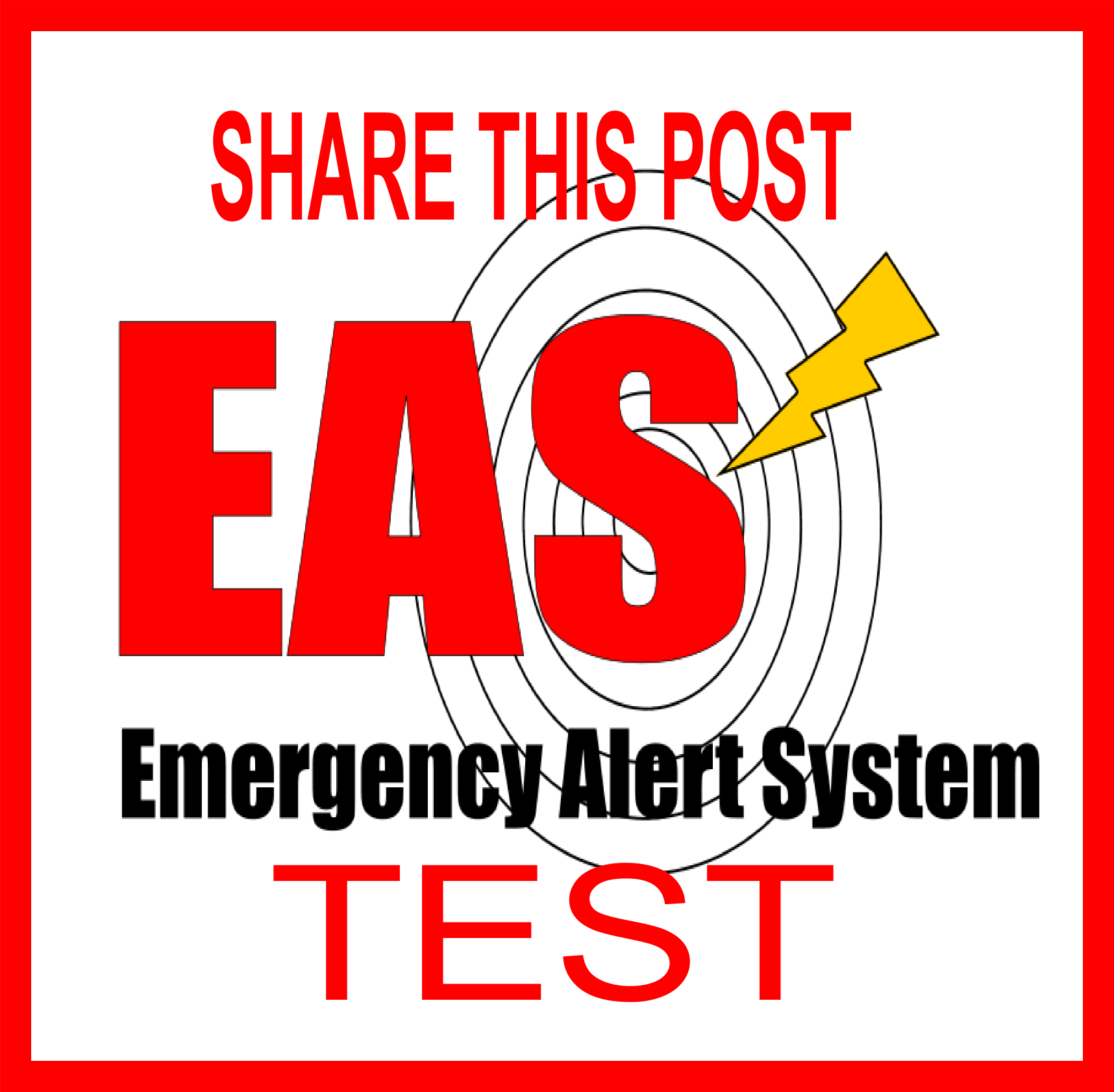 Cnf Participating In Fema Emergency Alert Test Share - Emergency Alert System Clipart (1716x1681), Png Download