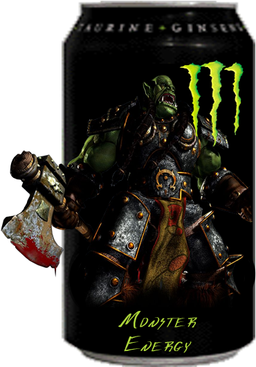 875 X 1000 Png 466kb Monster Energy Can Png - Warcraft 3 Orcs Clipart (600x600), Png Download