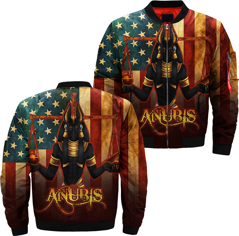 Com 3d Printed American Anubis Art Over Print Jacket - Familyloves We Were The Best America Had Vietnam Veteran Clipart (1000x1000), Png Download