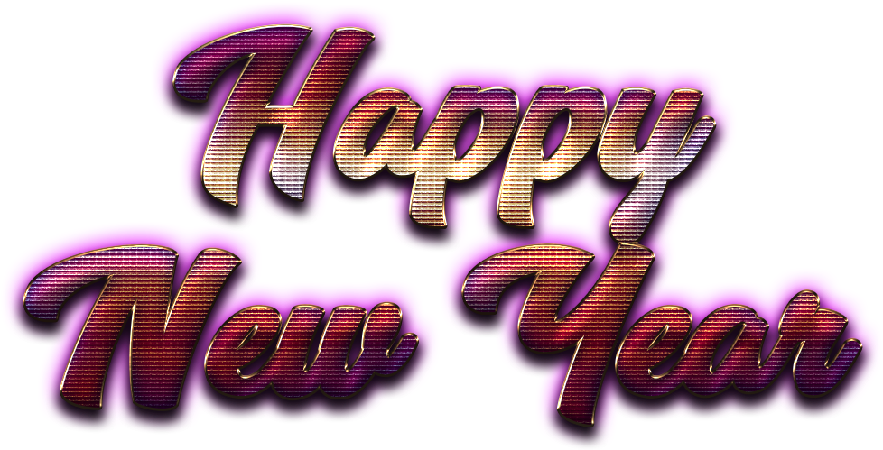 Happy New Year Letter Png Hd - Happy New Year Png Hd Clipart (1105x534), Png Download