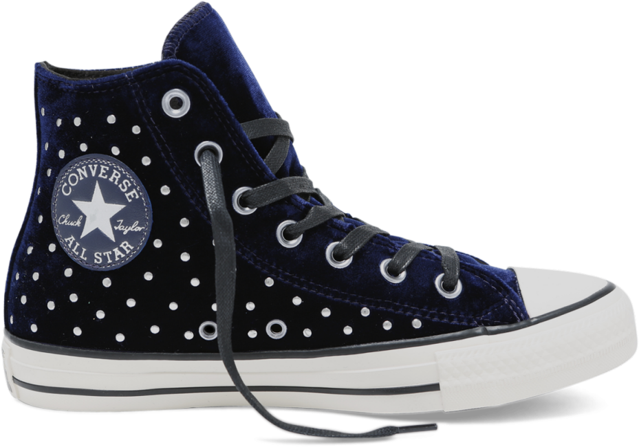 All Star Velvet Studs - Converse Clipart (970x970), Png Download