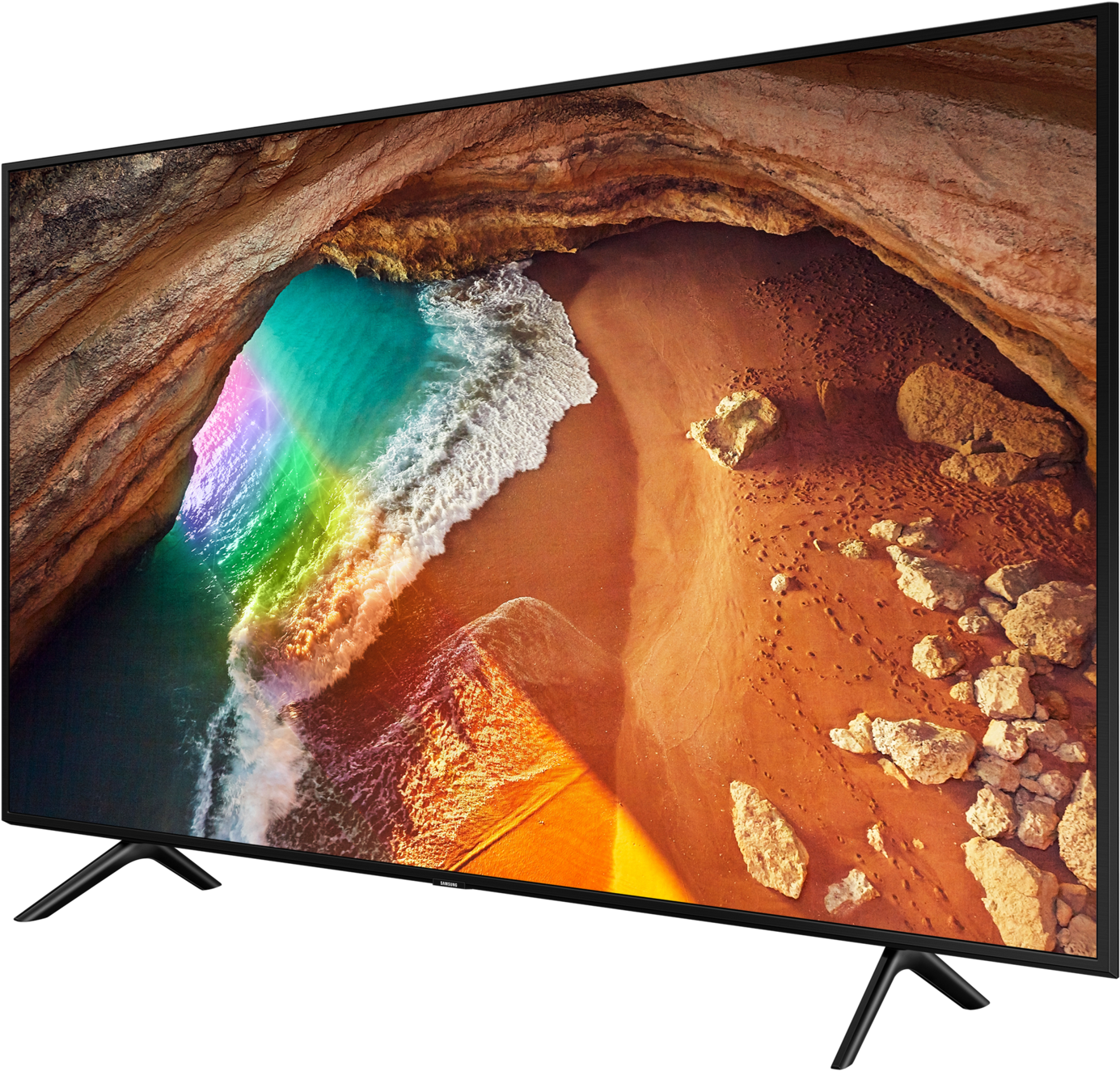 Samsung 65" Qled 4k Smart Tv With Built-in Bluetooth - Samsung Qe49q60r Clipart (2048x1365), Png Download