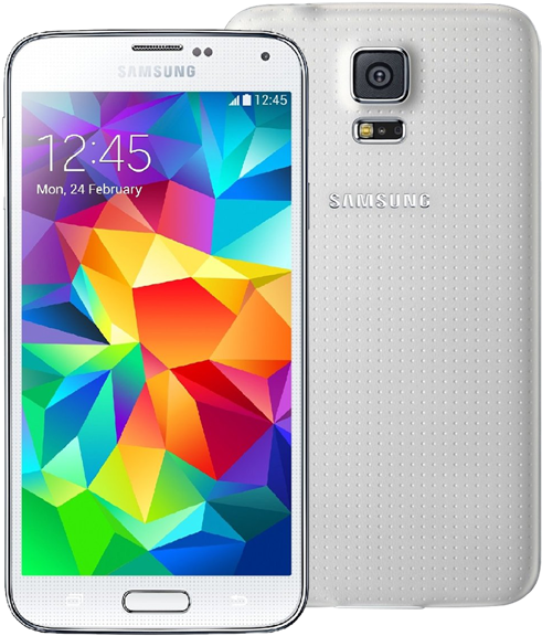 Samsung Galaxy S5 - Samsung Galaxy S5 Mini White Clipart (600x600), Png Download