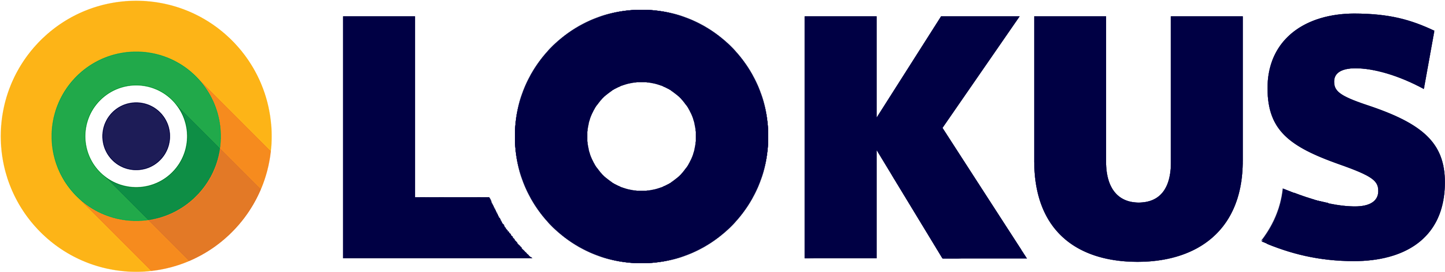 Lokus Logo - Circle Clipart (3230x1000), Png Download