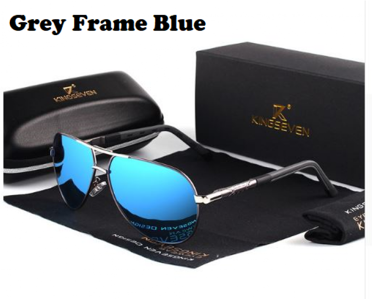 Men Vintage Aluminum Hd Polarized Sunglasses Classic - Sunglasses Clipart (750x750), Png Download