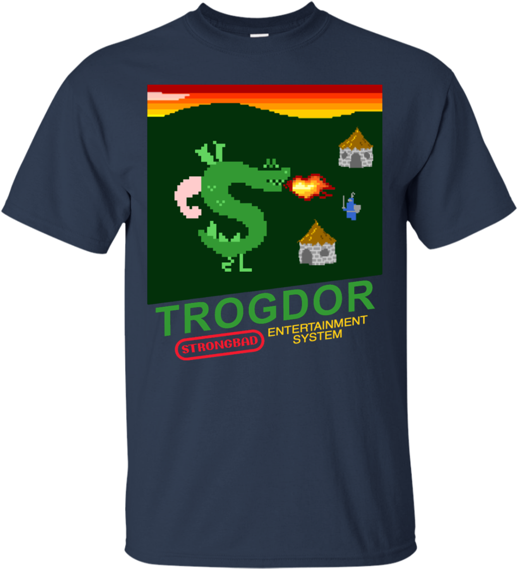 Trogdor T-shirt Men - Supreme Rick And Morty Clipart (1039x1143), Png Download