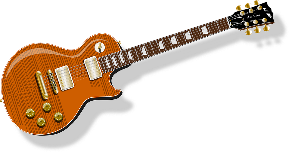 Gitar, Elektrik, Gibson, Les Paul, Müzik, Alet, Balta - Guitar Musical Instrument Png Clipart (960x506), Png Download