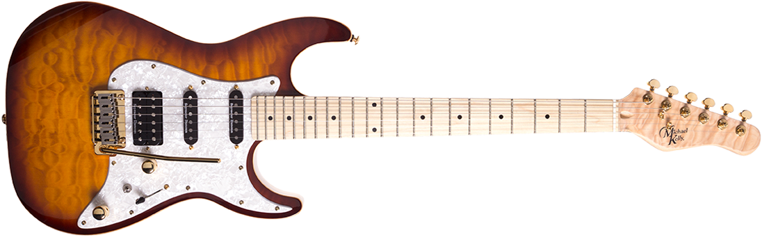 Fender Stratocaster Sienna Burst Clipart (1100x362), Png Download