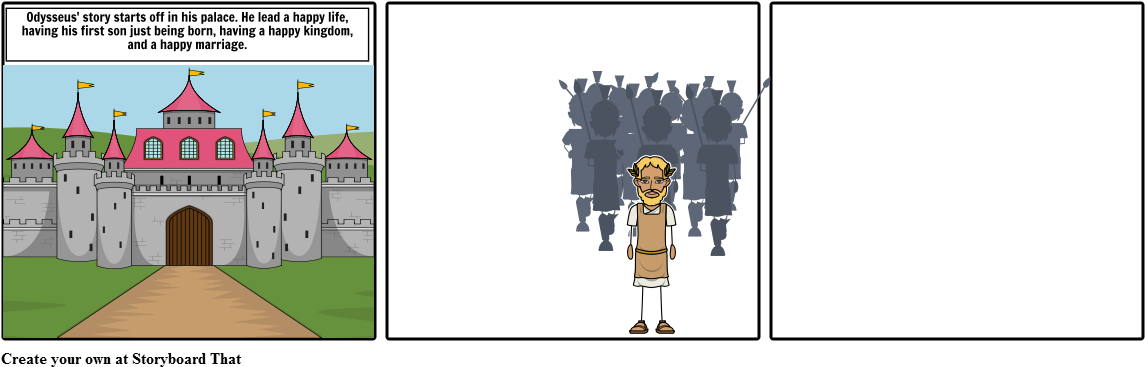 Odysseus - Cartoon Clipart (1164x385), Png Download