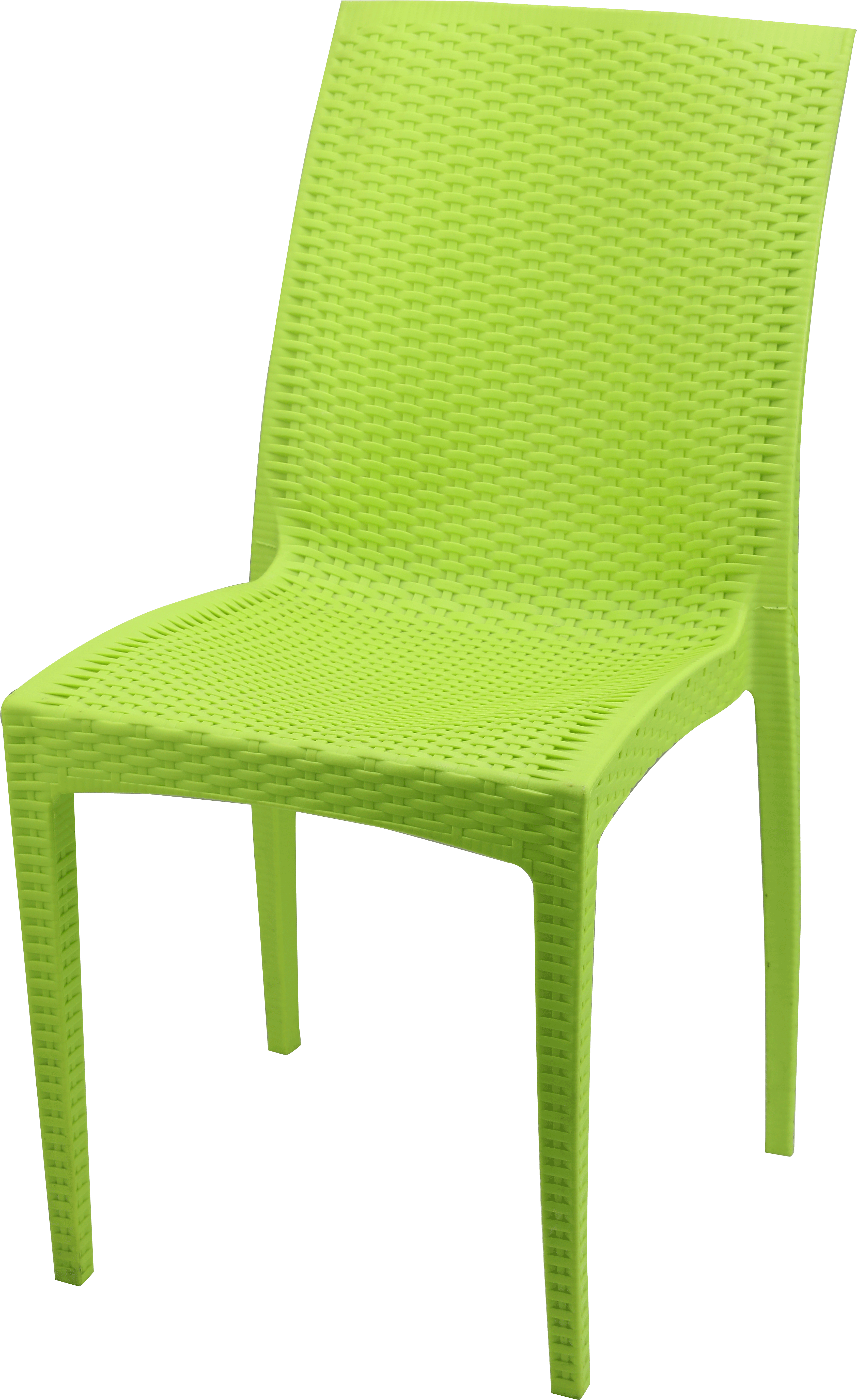 Caino Armless Chair Lime Green Clipart (4480x6720), Png Download