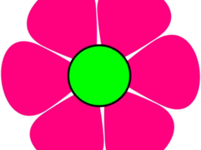 Pink Flower Clipart Pink Colour - Daisy Flower Clipart Png Transparent Png (640x480), Png Download