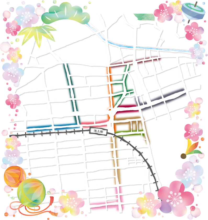 12 Shopping Streets In Ikegami - Rose Clipart (795x840), Png Download
