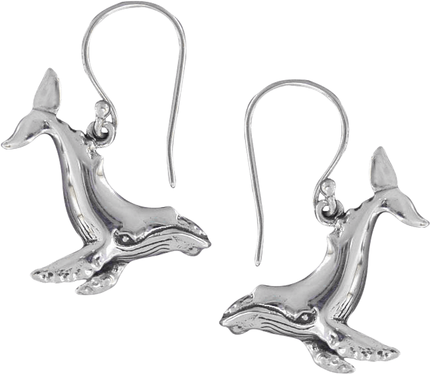 Humpback Whale Earrings Creations, For Beauty, And - Earrings Clipart (874x760), Png Download