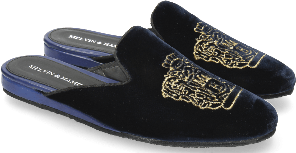 Mules Scarlett 17 Velluto Midnight - Melvin & Hamilton Clipart (996x514), Png Download