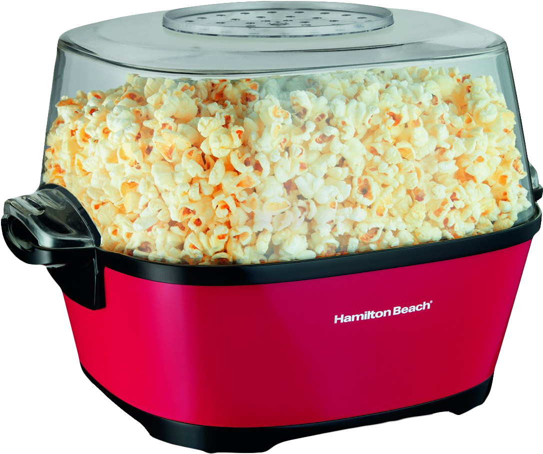 Cooking Bowl Brands Hamilton Popcorn Popper Beach Clipart - Hamilton Beach Popcorn Maker - Png Download (1200x1008), Png Download