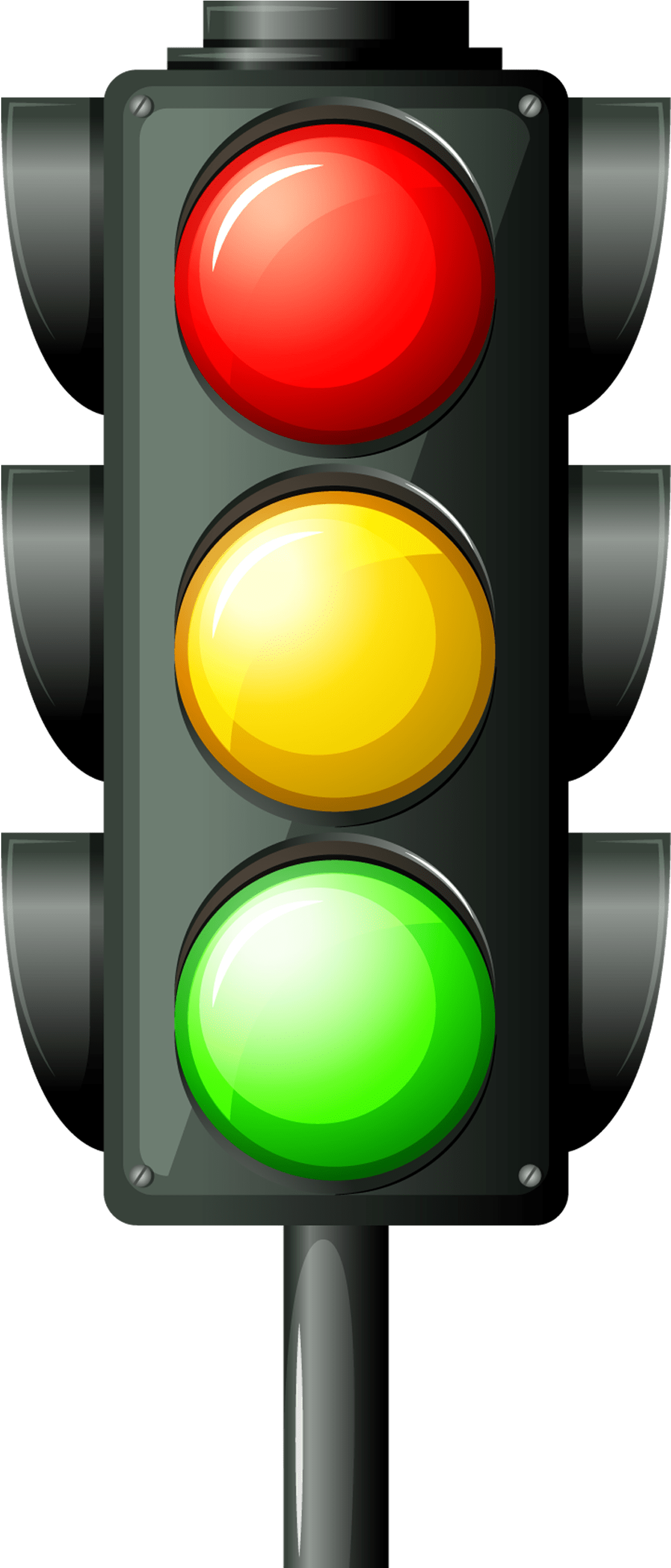 Traffic Light Png Images Free Download - Flash Card Of Traffic Lights Clipart (2078x2746), Png Download