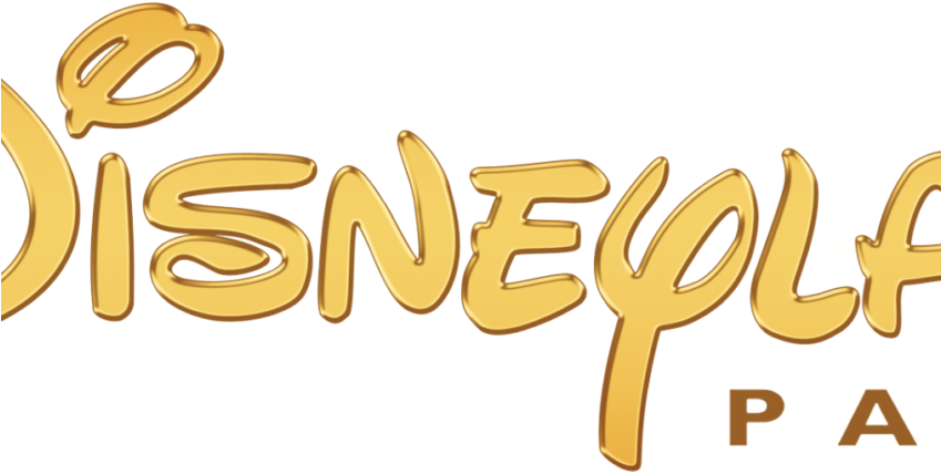 Disneyland Paris Logo Transparent Clipart (848x477), Png Download