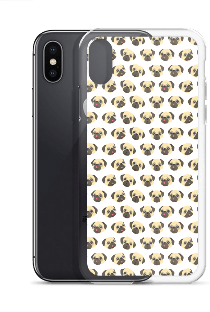 Pug - Mobile Phone Case Clipart (1000x1000), Png Download