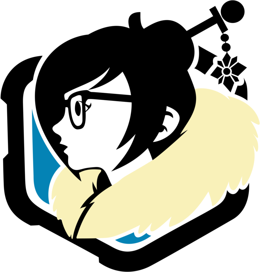 Bastion Drawing Fat - Mei Vector Overwatch Clipart (865x923), Png Download