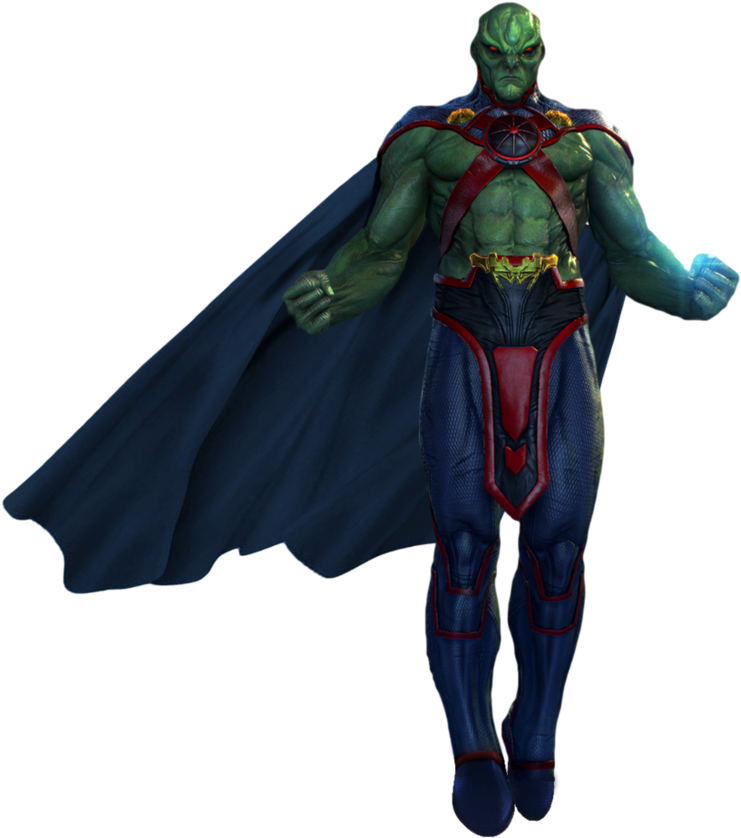 Martian Manhunter Injustice 2 Png , Png Download - Martian Manhunter Full Body Clipart (741x838), Png Download