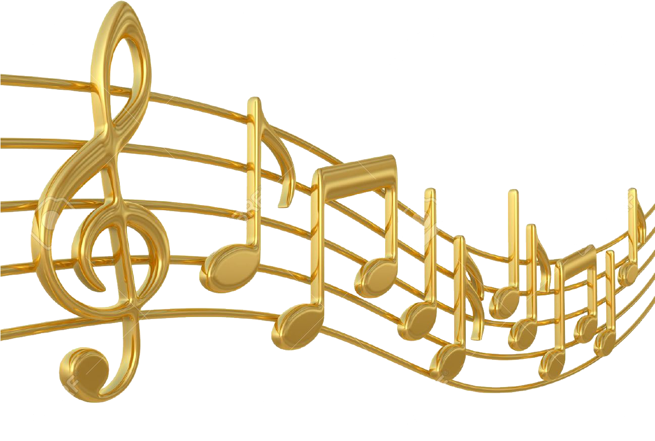 Gold Transparent Music Gold Music Notes Png Clipart Large Size Png Image PikPng
