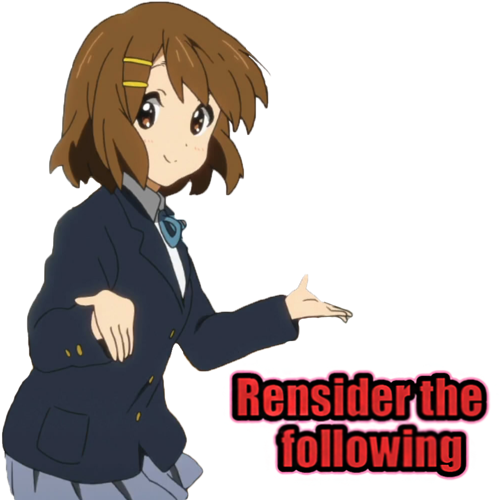 Isn't Mario All About Shagging Peach Though And Zelda - Consider The Following Meme Anime Clipart (1000x1000), Png Download