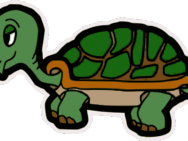 Slow Comparative Adjective Free On Dumielauxepices - Cartoon Tortoise Png Clipart (640x480), Png Download