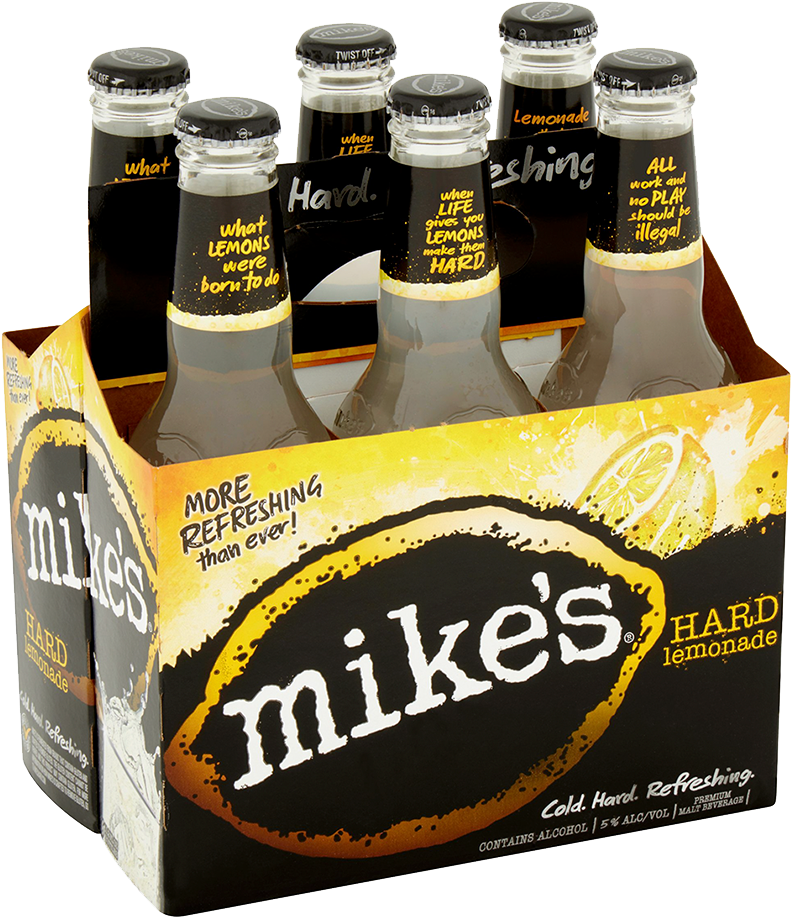 Product Packaging For Mike's Hard Lemonade - Mikes Hard Wine Coolers Clipart (1720x1148), Png Download