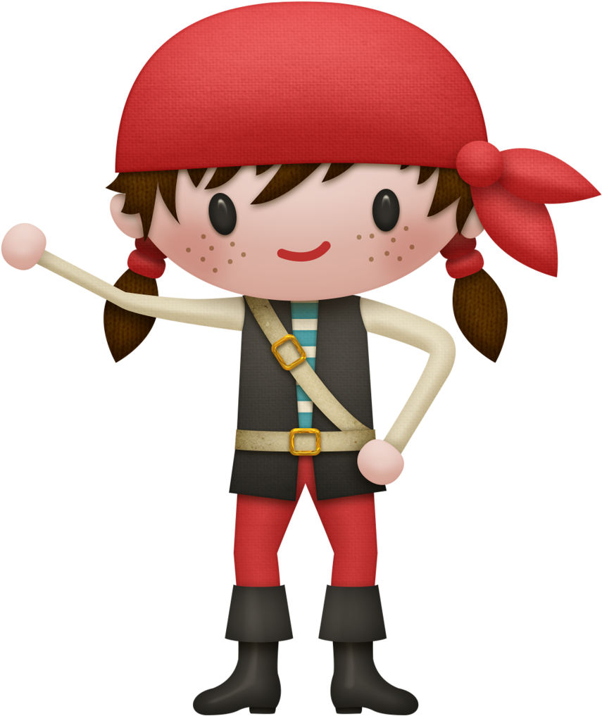 Ahoy Its A Boy Png - Boy Pirate Clipart Transparent Png (861x1024), Png Download