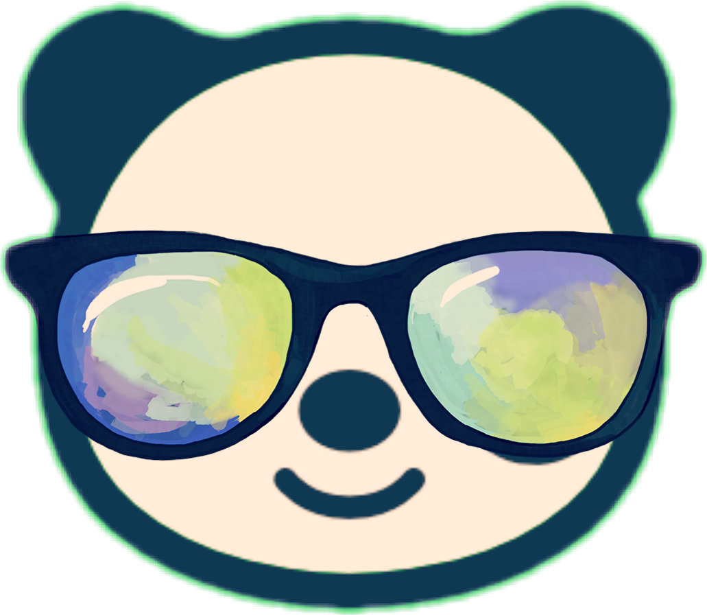Панда в солнцезащитных очках. Крутая Панда в очках. Панда в очках вектор.